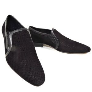 GOODMAN 🇮🇹 MEN'S BLACK SUEDE COMFORT SUMMER LOAFERS